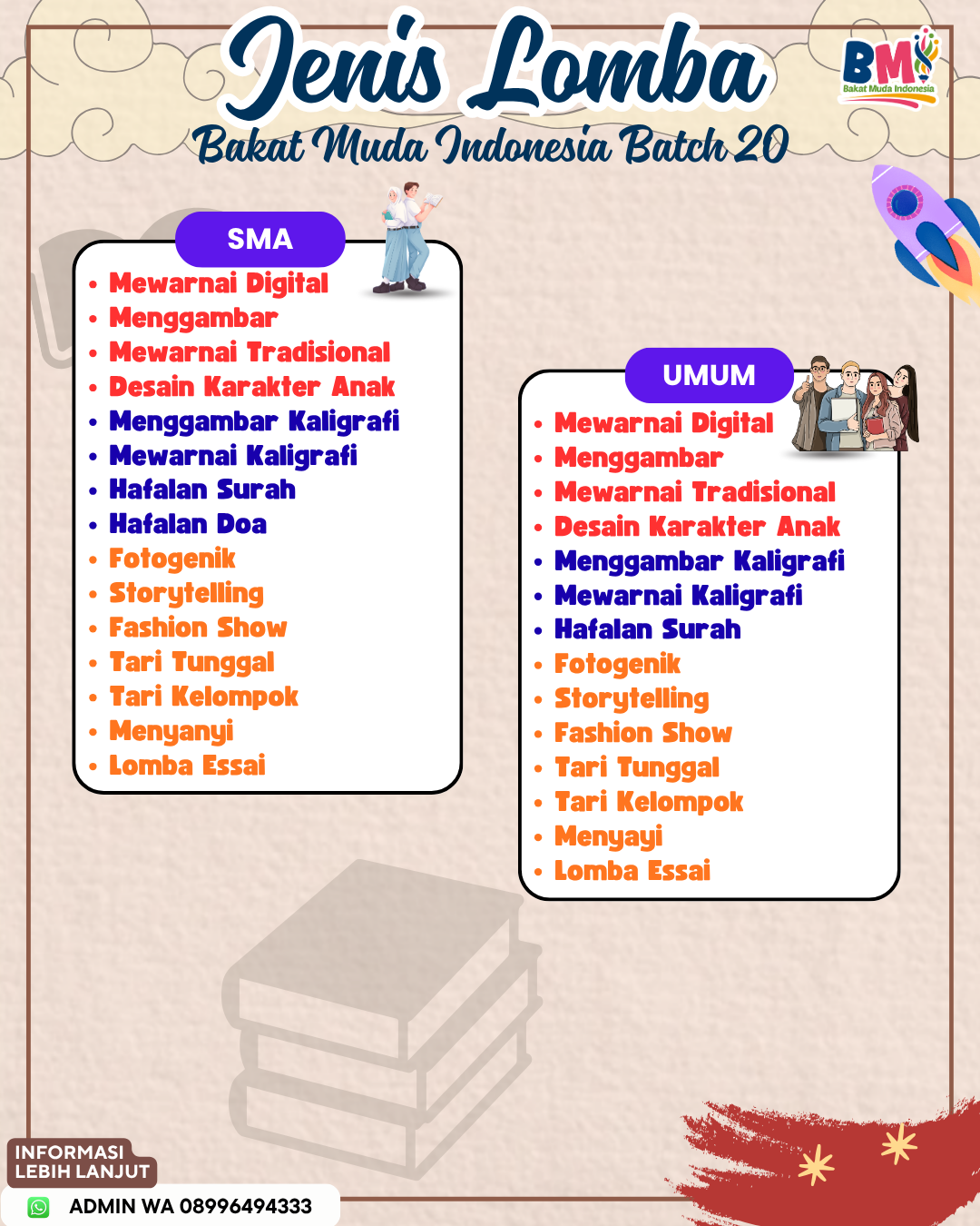 Daftar Lomba