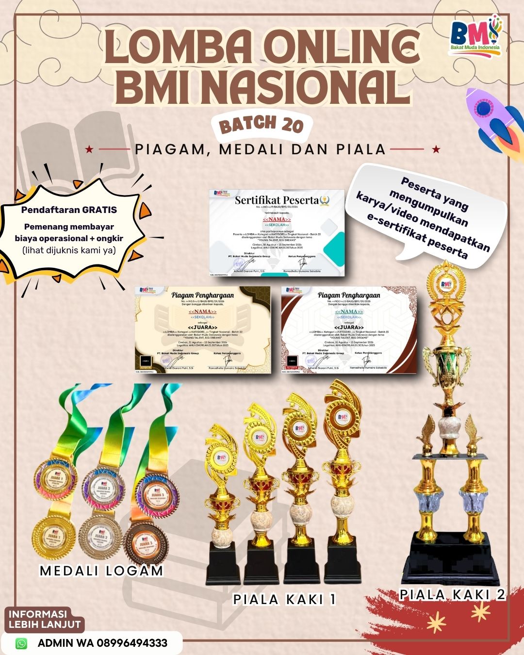 Sertifikat & Piala